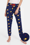 Zivame Fruggies Knit Poly Pyjama - Medieval Blue — thumbnail 1
